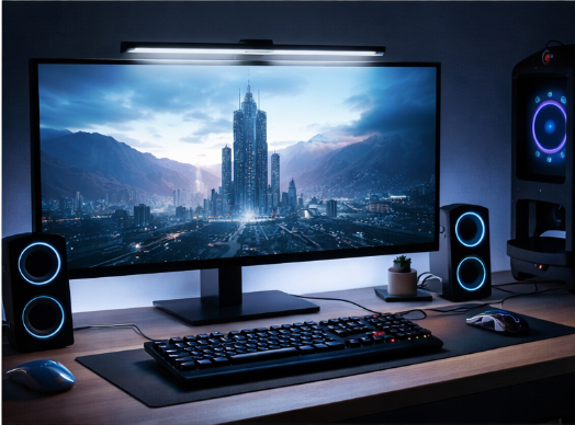 LED Desk Lamp Monitor Light Bar PC